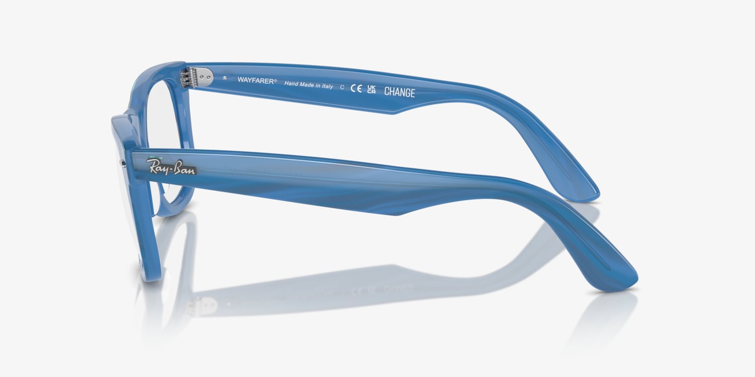 小物 Ray Ban Reverse Wayfarer blue lens New WAYFARER REVERSE Sunglasses in Black and Light Blue - RBR0502S