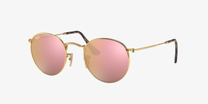 Ray-Ban rb3447v ライトピンク Ray-Ban RB3447 Round Blue-Violet Light Clear Evolve