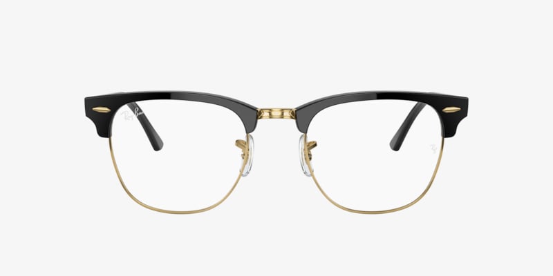 Ray-Ban サングラス ORB3016 ブラック/ゴールド CLUBMASTER CLASSIC Sunglasses in Black On Gold and G-15