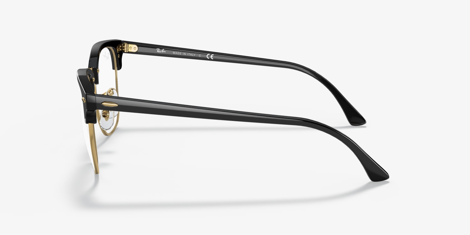Ray-Ban RB3016 51021-140 .. ユニセックス Ray-Ban RB3016 Clubmaster Blue-Violet Light Clear Sunglasses