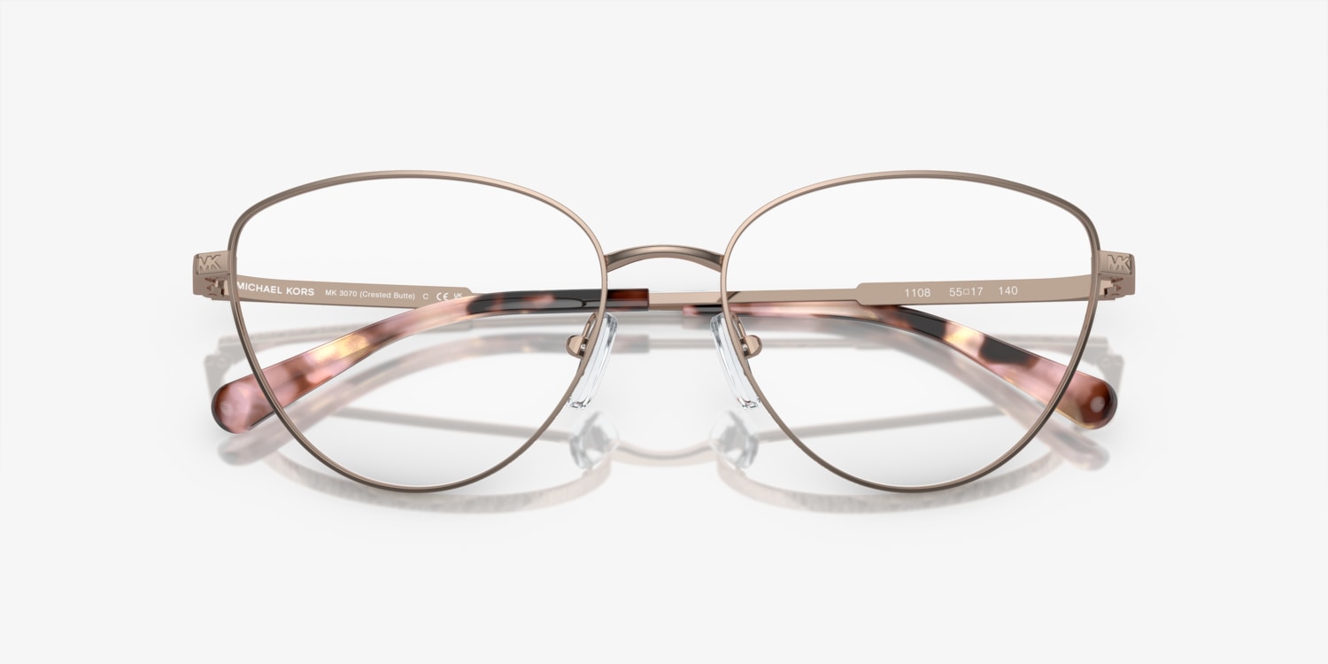 Michael Kors ラウントフレムメカネ CRESTEDBUTTEMK3070 1108 Michael Kors MK3070 Crested Butte Eyeglasses | LensCrafters