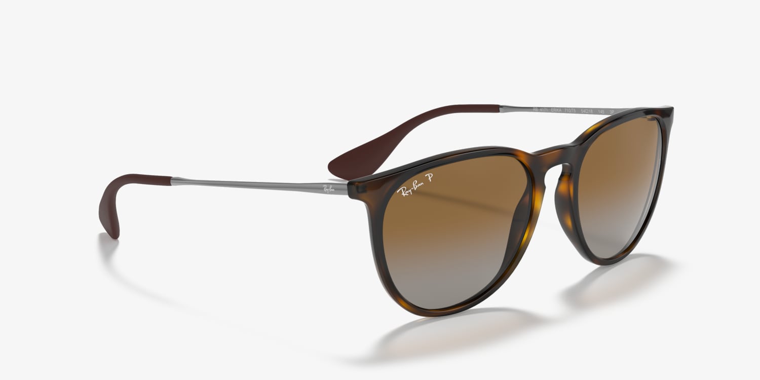 Ray-Ban キャットアイ サングラス　RB4171-F ERIKA ブラウン Ray-Ban RB4171 Erika Classic Sunglasses | LensCrafters
