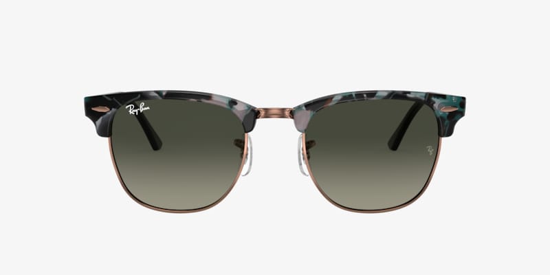 Ray-Ban RB3016 RB3016 Clubmaster Fleck Grey Green