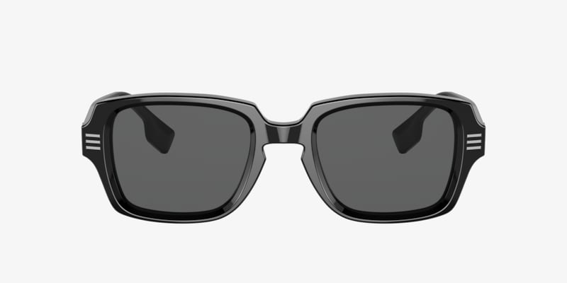 BURBERRY sunglasses ケース付き BURBERRY BE4181 3001/87 Black BE4181 Square Sunglasses Lens