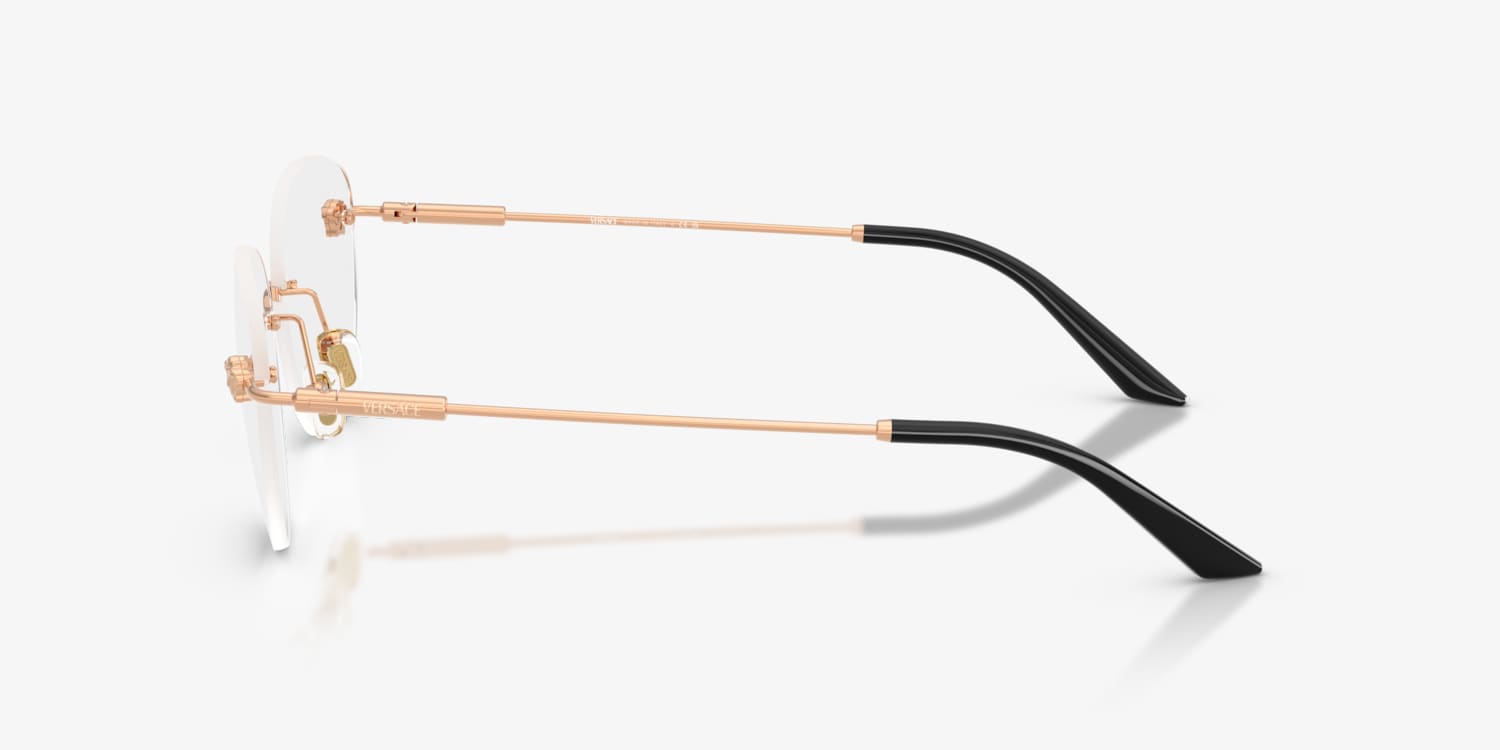 VERSACE メガネ 1305 55-16-140 ケース付き リムレス Versace VE1305 Eyeglasses | LensCrafters