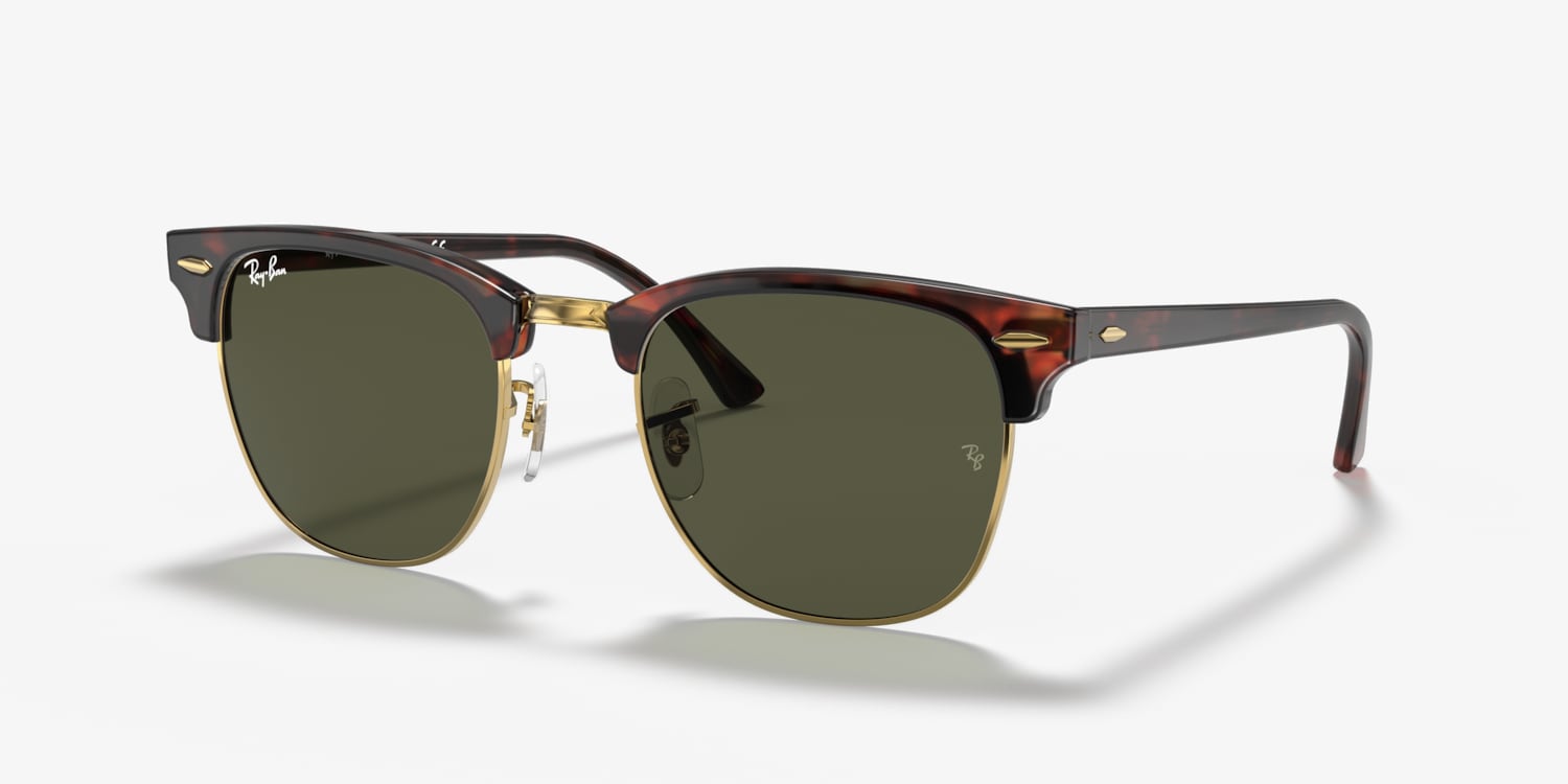 ビンテージ Ray-Ban RB3016 Ray-Ban RB3016 Clubmaster Classic Sunglasses | LensCrafters
