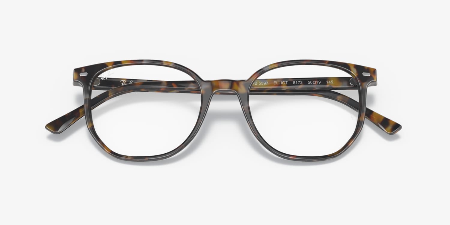 Ray-Ban 5397F ELLIOT ライトブルー Ray-Ban RB5397 Elliot Optics Eyeglasses | LensCrafters