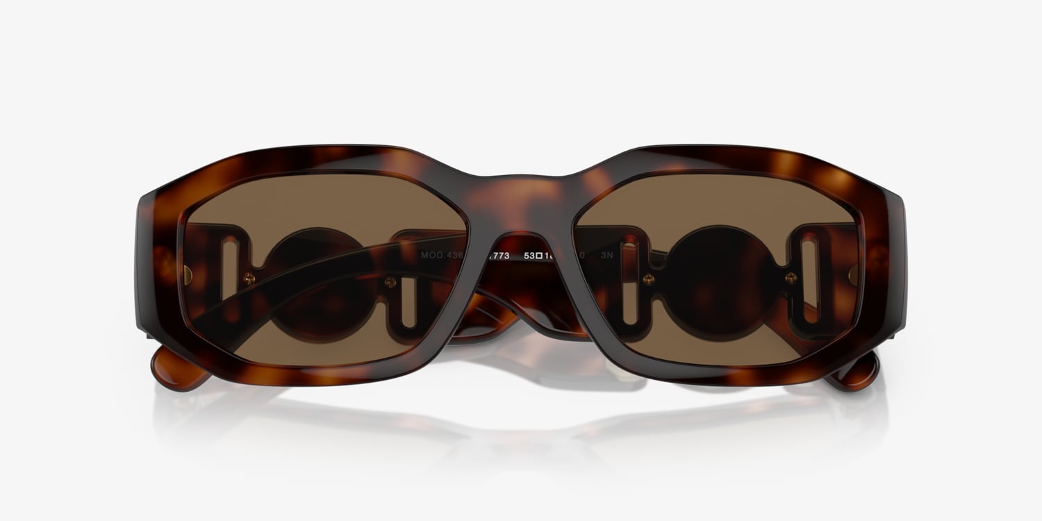 l12 VERSACEメデューサ ビギーサングラスMOD 4361 53□18 Versace VE4361 Biggie M (53 - 18) with Grey lenses and Black