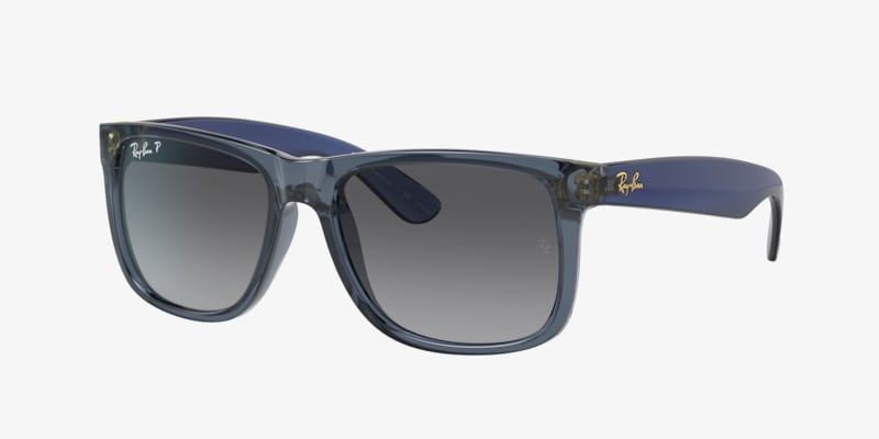 Ray-Ban RB4165 RB4165 Justin Classic Transparent Blue