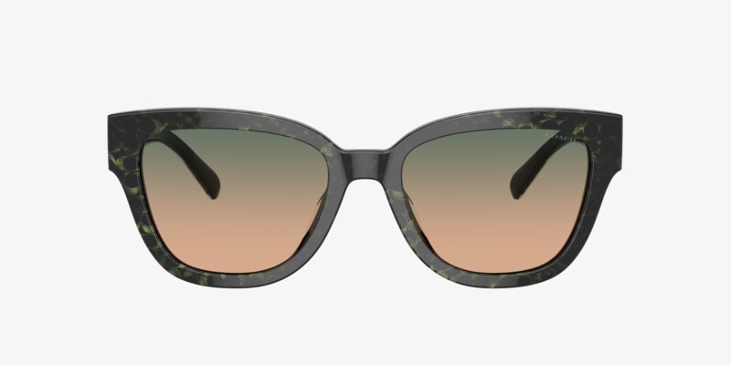 COACH HC8389U - CL917 brown tortoiseshell cat eye sunglasses Sunglasses Coach HC8389U CL917 | Free Shipping | Glasses.com® main image 4