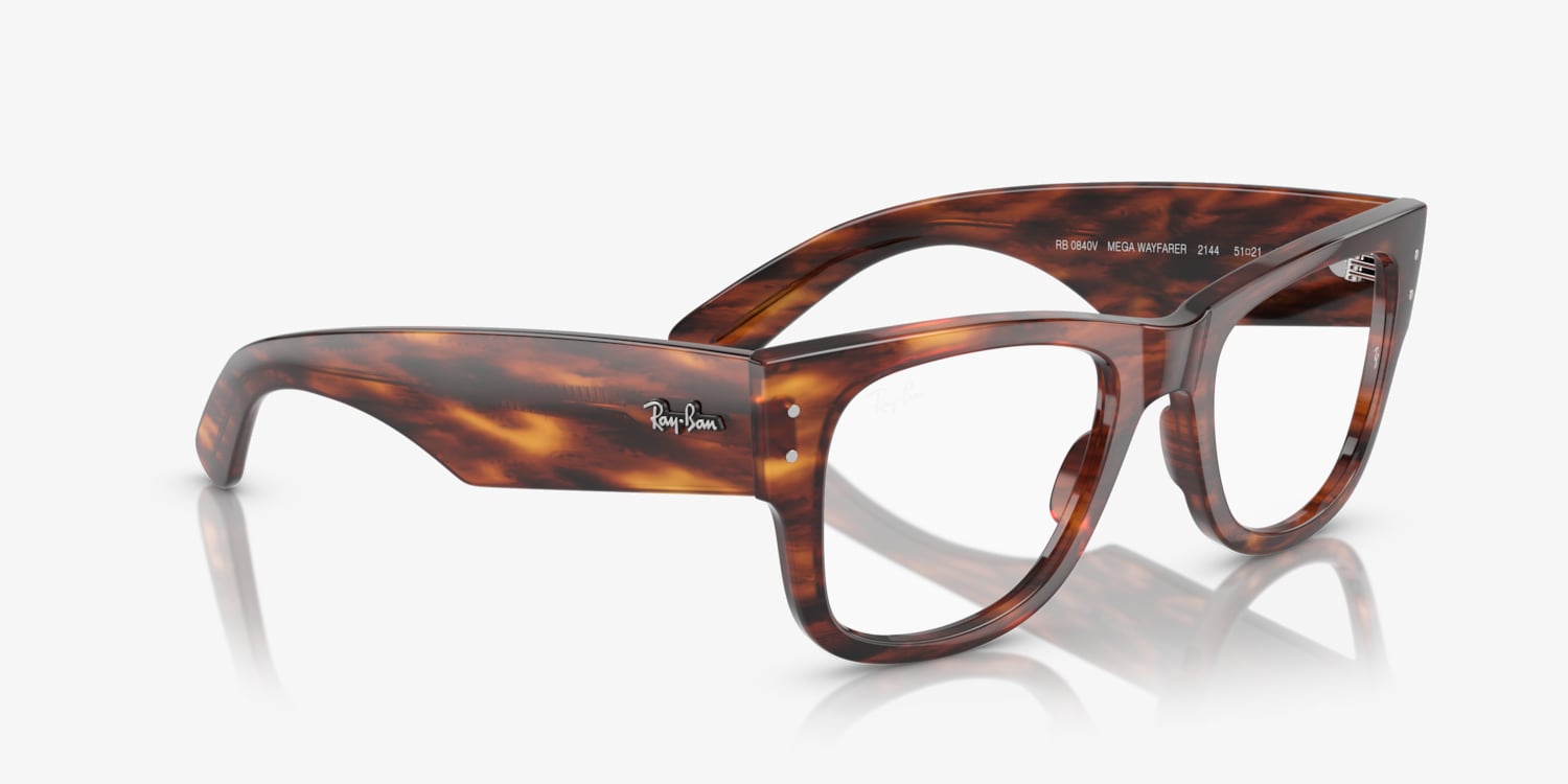 Ray-Ban RB0840V Mega Wayfarer Optics Eyeglasses | LensCrafters