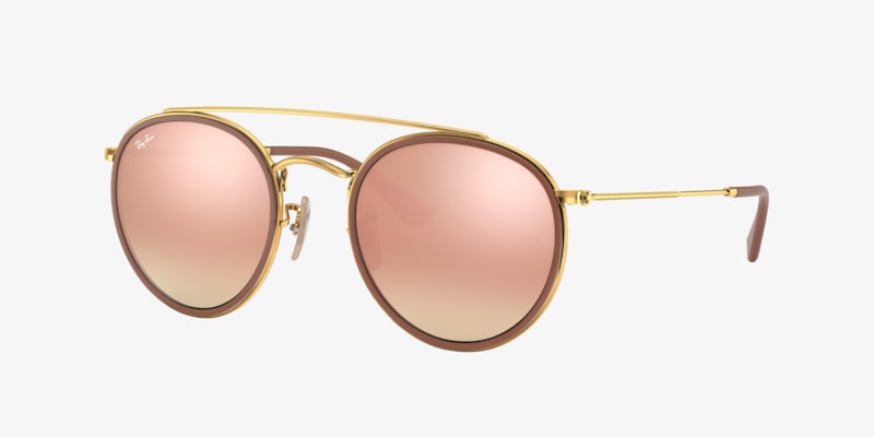 Ray-Ban RB3447 Round Blue-Violet Light Clear Evolve Sunglasses