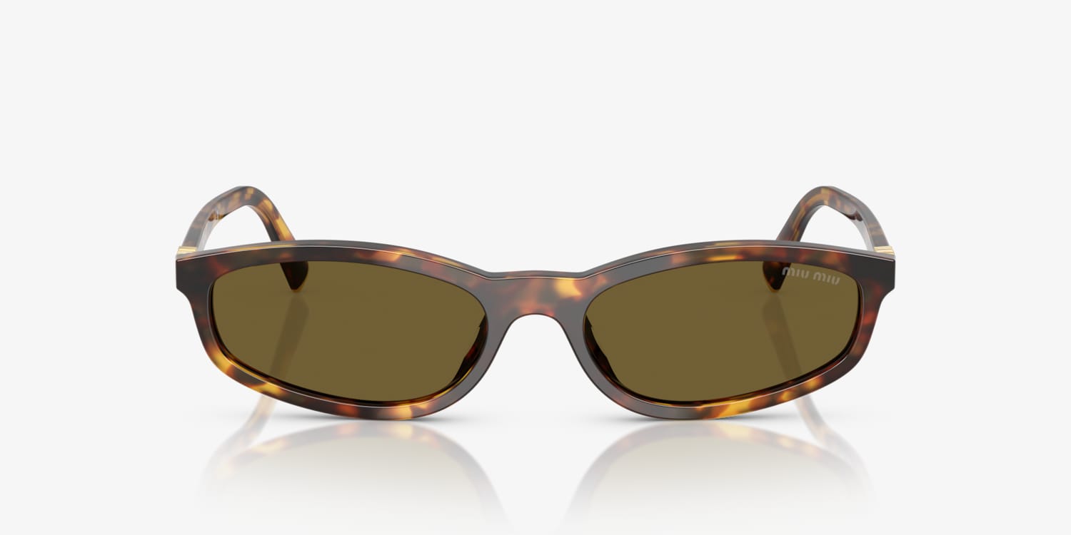 小物 y2k MiuMiu Reveal sunglasses havana m705 Miu Miu MU A06S Sunglasses | LensCrafters