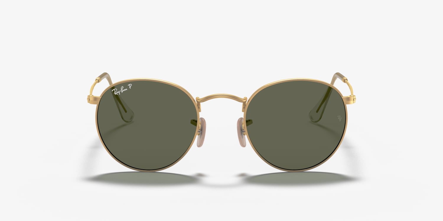 Ray-Ban RB3447 Round Metal Sunglasses | LensCrafters