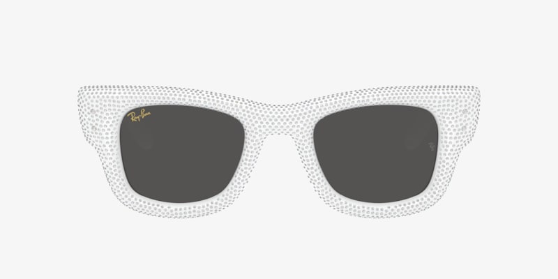 Ray-Ban RB4940BP RB4940BP Wayfarer Puffer Crystal Pavè Edition White & Strass Pave