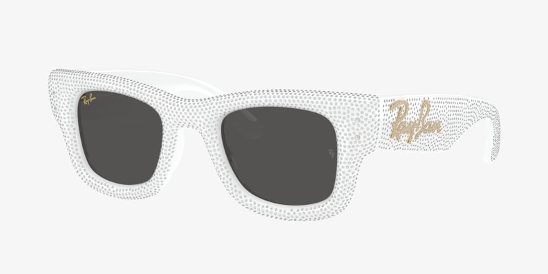Ray-Ban RB4940BP RB4940BP Wayfarer Puffer Crystal Pavè Edition White & Strass Pave