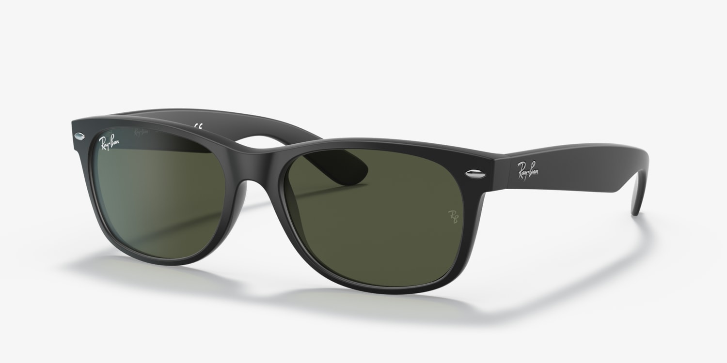 RayBan RB2132-F NEW WAYRER ブラック ケース付 Ray-Ban RB2132F New Wayfarer Matte Sunglasses | LensCrafters