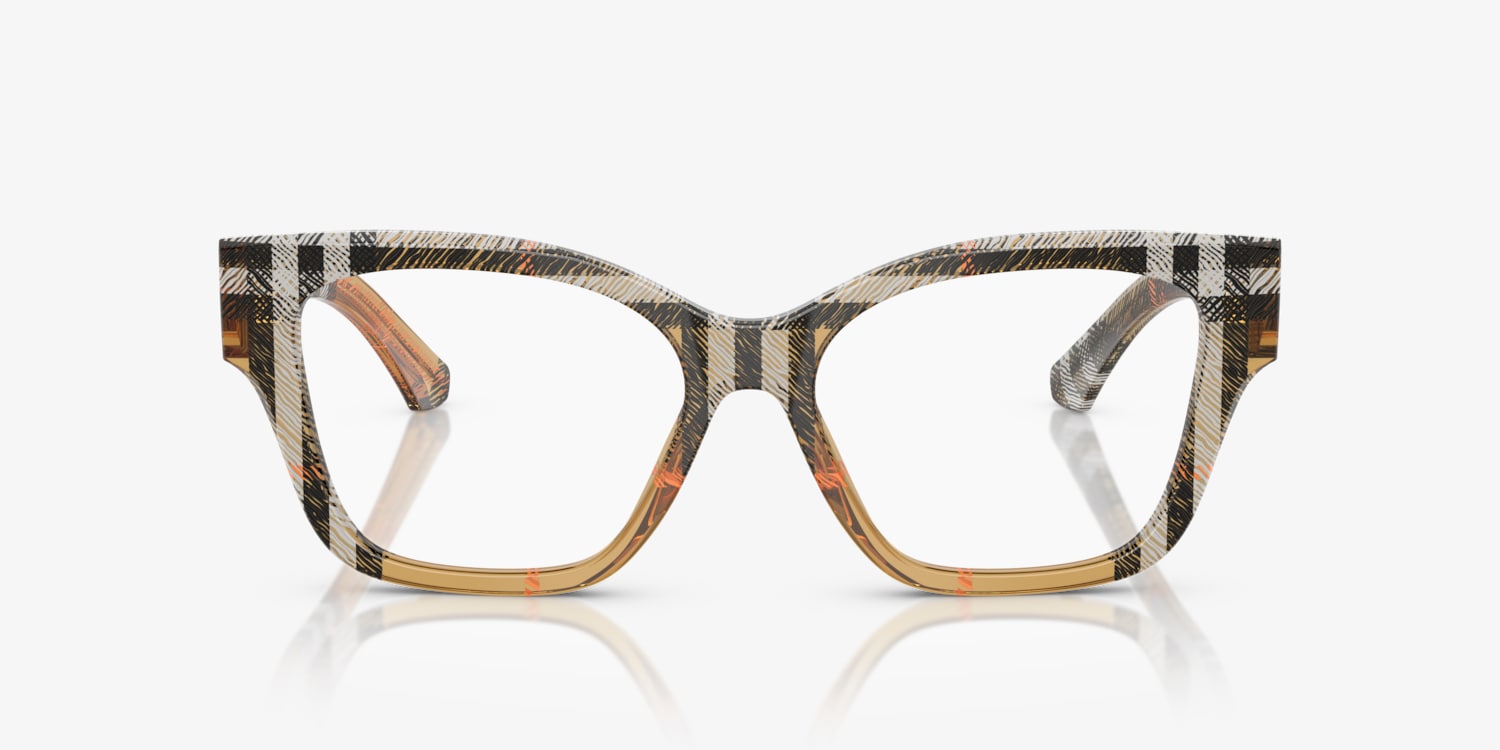 BURBERRY ブラックフレーム メガネ EZP211 Burberry BE2334 Elm Eyeglasses | LensCrafters