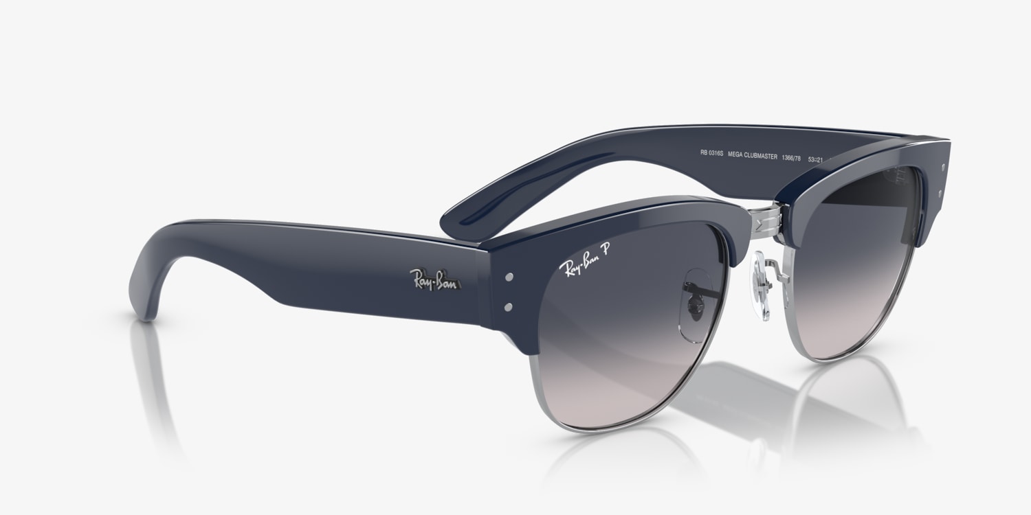 Ray-Ban RB0316S MEGA CLUB MASTER サングラス Ray-Ban RB0316S Mega Clubmaster Sunglasses | LensCrafters
