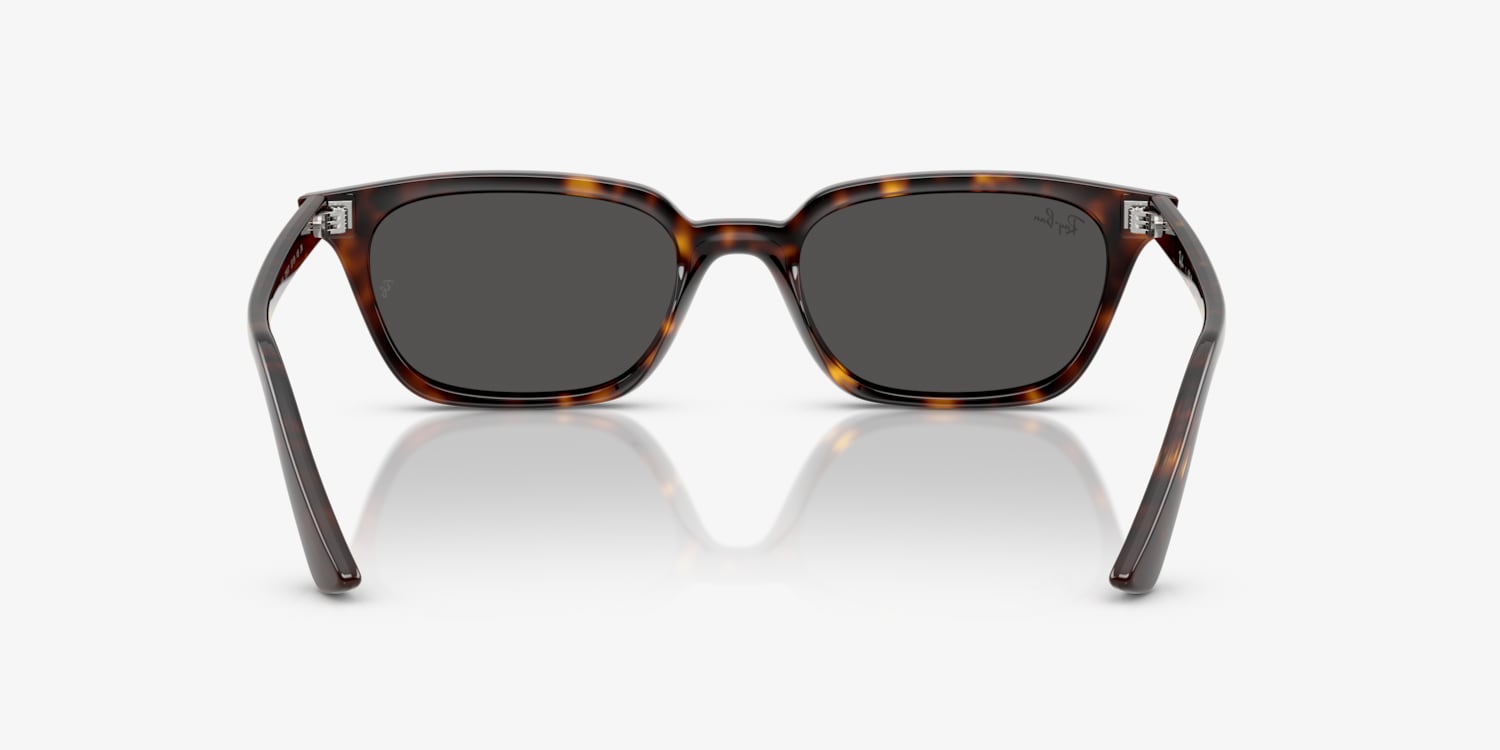 Ray-Ban ZAYA BIO-BASEDスクエア サングラス ZAYA BIO-BASED Sunglasses in Black and Dark Grey Polar