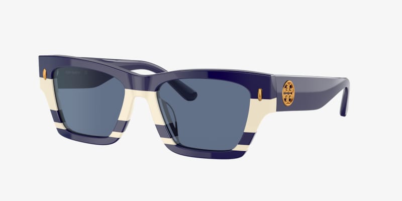 Tory Burch TY7169U TY7169U Navy Ivory Vintage Stripes