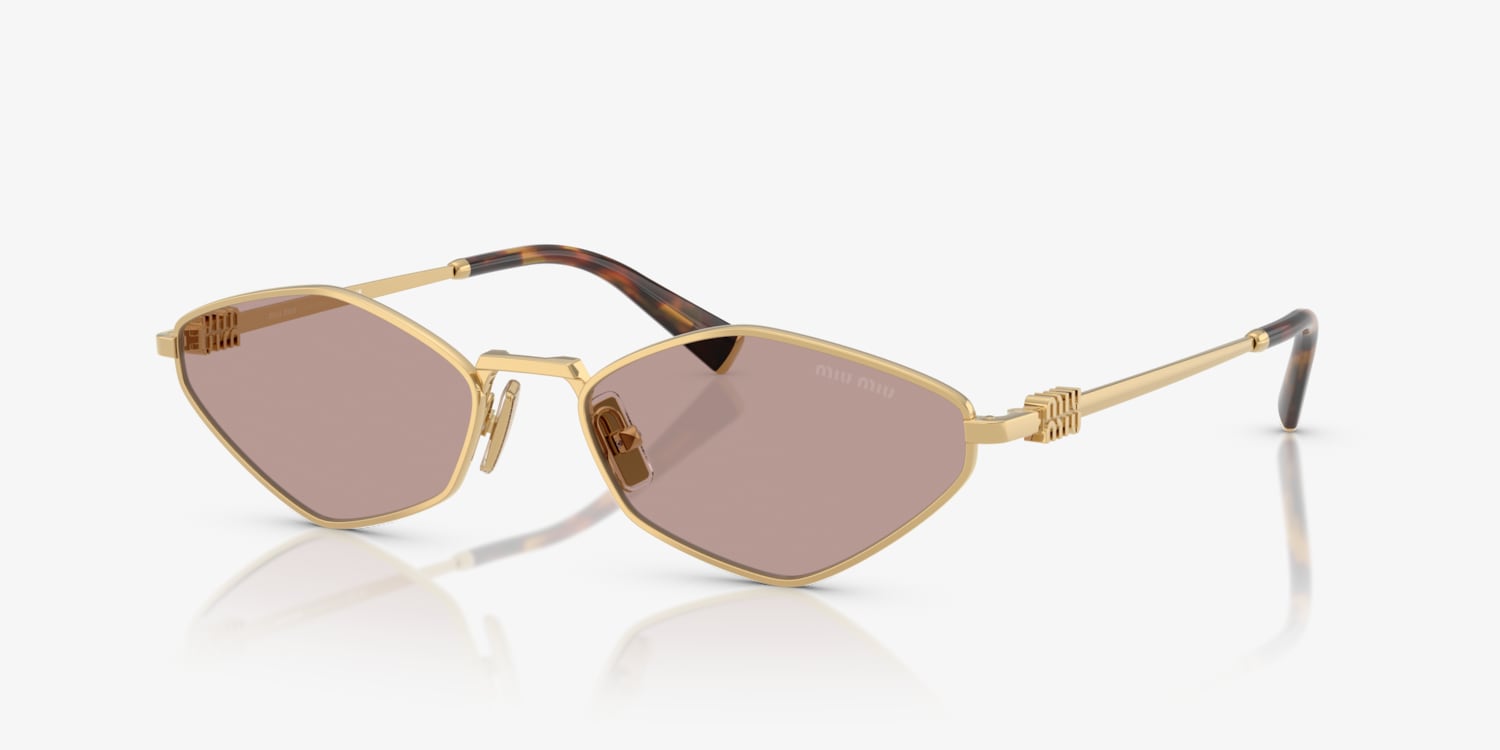【SALE‼️】【美品】myse MS-31N GOLD Miu Miu MU 56ZS Sunglasses | LensCrafters