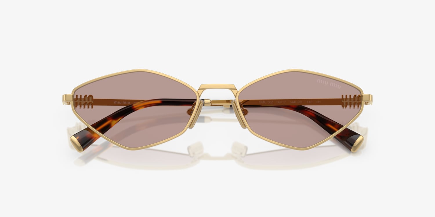 【SALE‼️】【美品】myse MS-31N GOLD Miu Miu MU 56ZS Sunglasses | LensCrafters