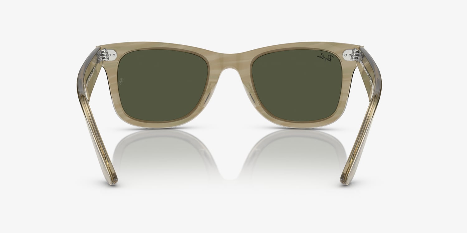 値下げ・本日限りRay-Ban RB2140 wayfarer Ray-Ban RB2140 Wayfarer L (50 - 22) with Grey lenses and