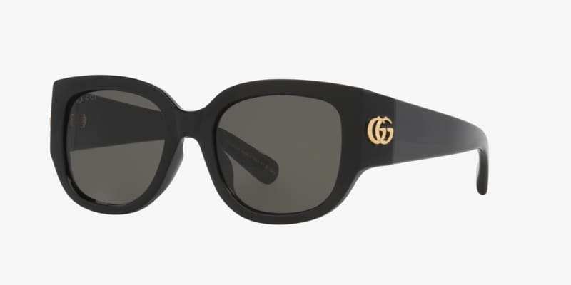 小物 GUCCI sunglasses Gucci GG1676S XL (60 - 14) with Grey lenses and Silver frame