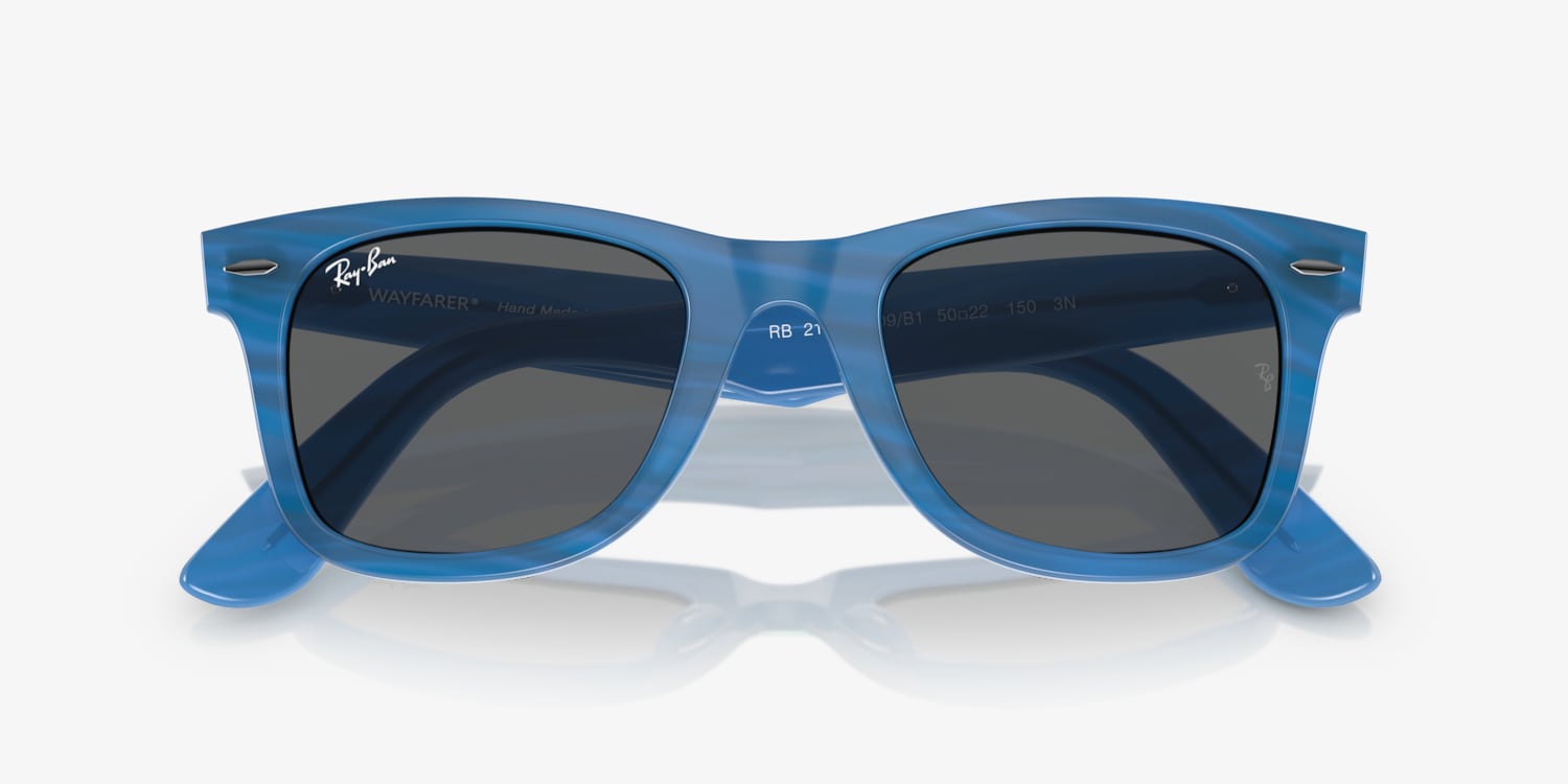 小物 Ray Ban Reverse Wayfarer blue lens New Ray-Ban RB2140 Original Wayfarer Change Sunglasses