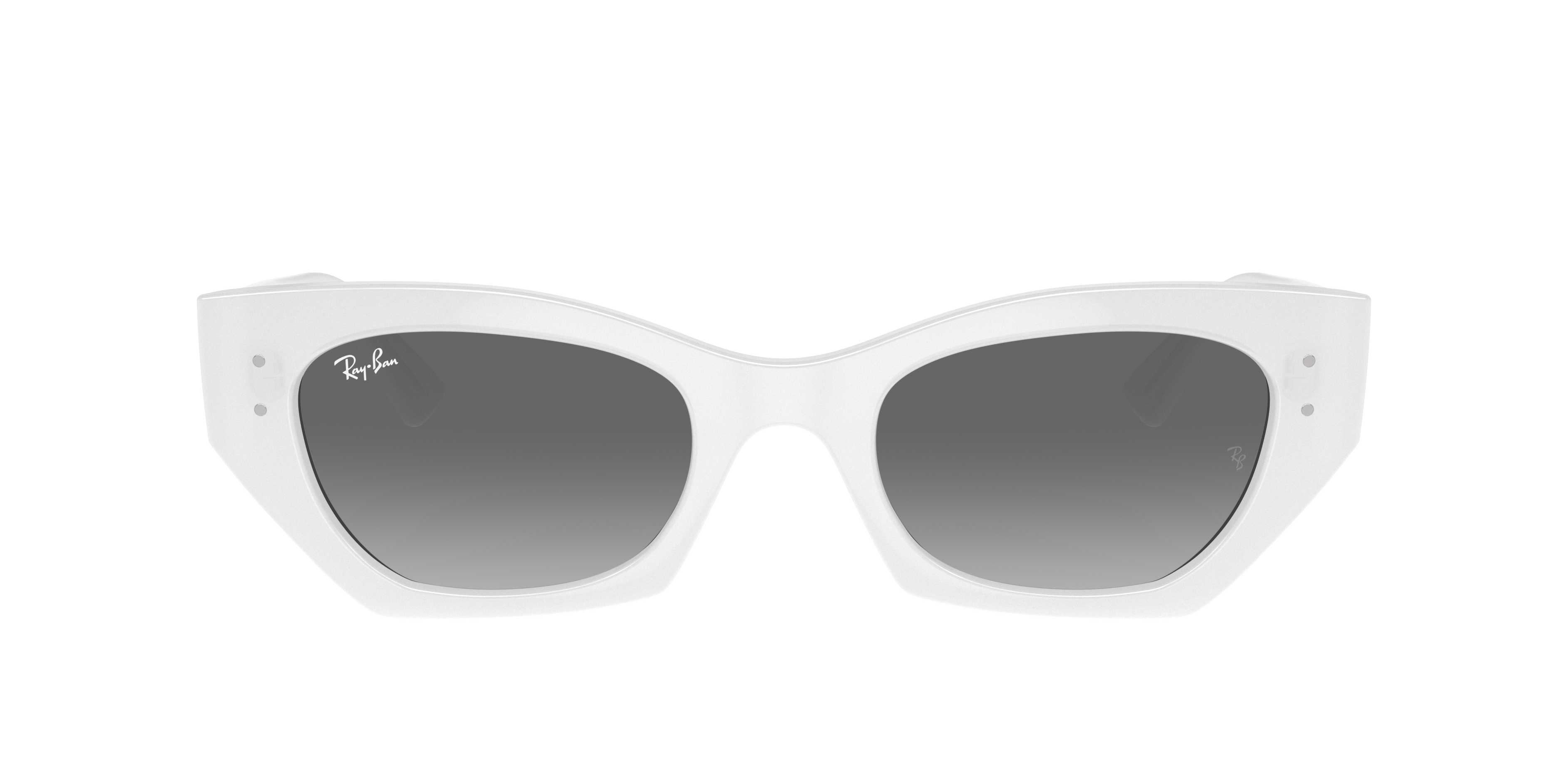 小物 Ray-Ban ORB4430F - Zena 667787 White RB4430 Zena sunglasses | SmartBuyGlasses CA