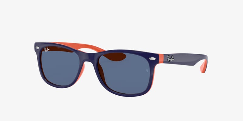 Ray-Ban RB9052S RB9052S New Wayfarer Kids Blue On Orange