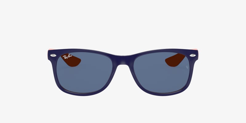 Ray-Ban RB9052S RB9052S New Wayfarer Kids Blue On Orange