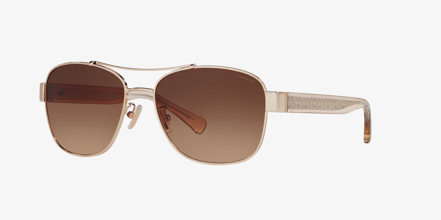 小物 174.COACH SUNGLASSES DARK OLIVE Coach HC8379U CL920 Sunglasses | LensCrafters