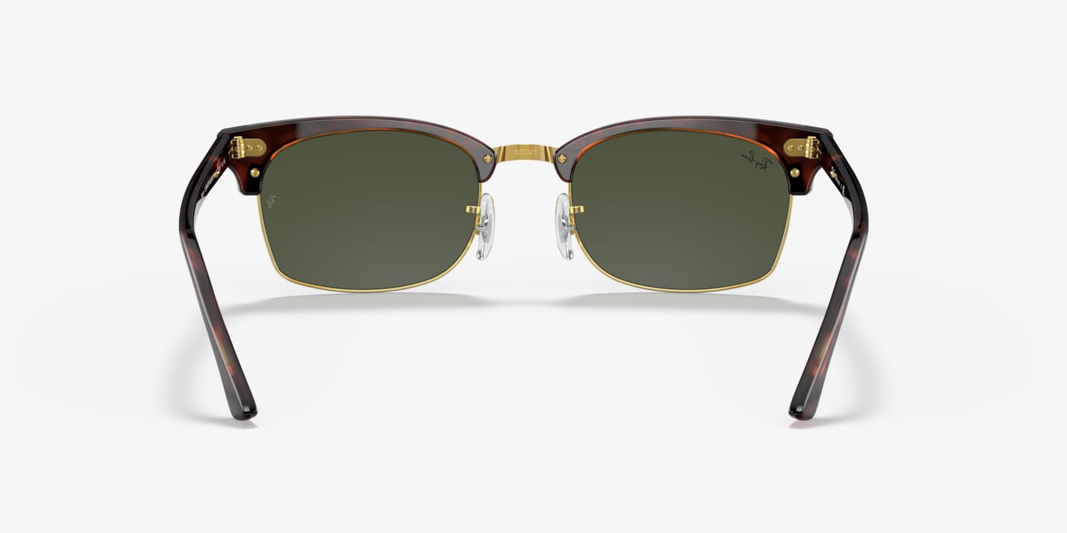 レイバン　Ray-Ban　RB3916 Ray-Ban Sunglasses RB3916 CLUBMASTER SQUARE 130431 Green Havana | eBay
