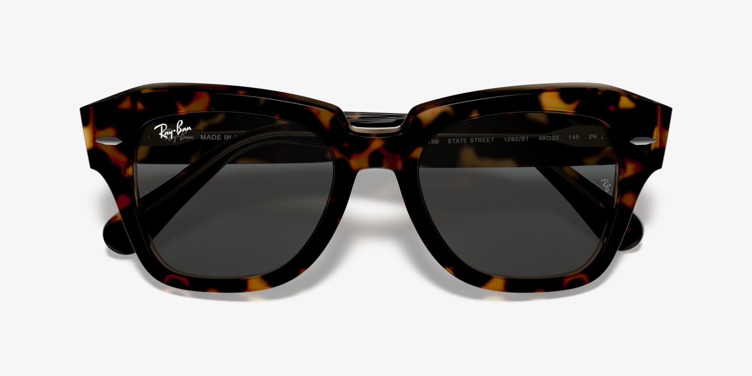 Ray-Ban RB2186 STATE STREET サングラス ケースなし Ray-Ban RB2186 State Street Sunglasses | LensCrafters