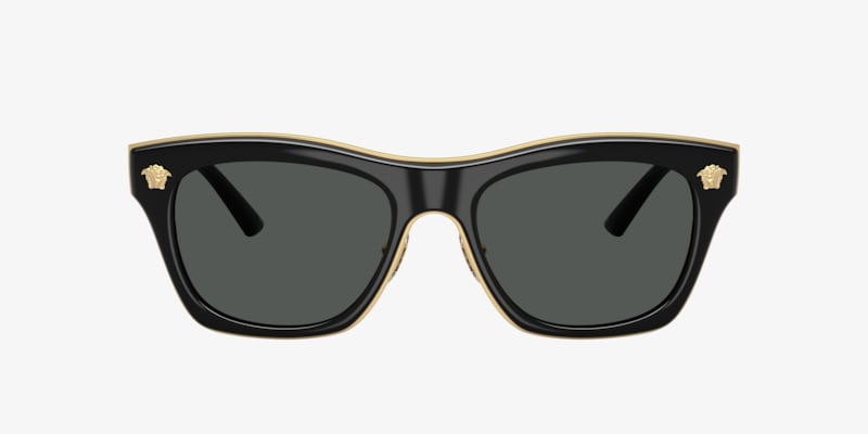 VERSACE サングラス ブラック ゴールド　VE4465 Versace VE4465 Sunglasses | LensCrafters