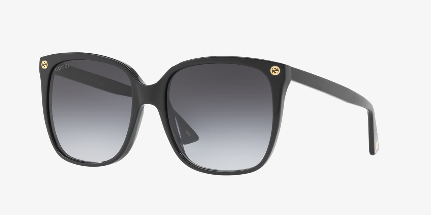 GUCCI gucci グッチ　サングラス　gg0022s ユニセックス GUCCI グッチ サングラス GG0022S レディース スクエア型 メガネ