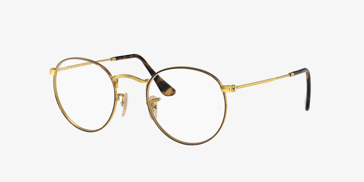 Ray-Ban rb3447v ライトピンク Ray-Ban RB3447V Round Metal Optics Eyeglasses | LensCrafters
