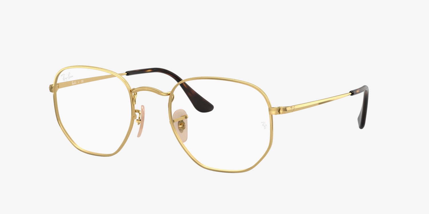 Ray-Ban RB6448 Hexagonal Optics Eyeglasses | LensCrafters