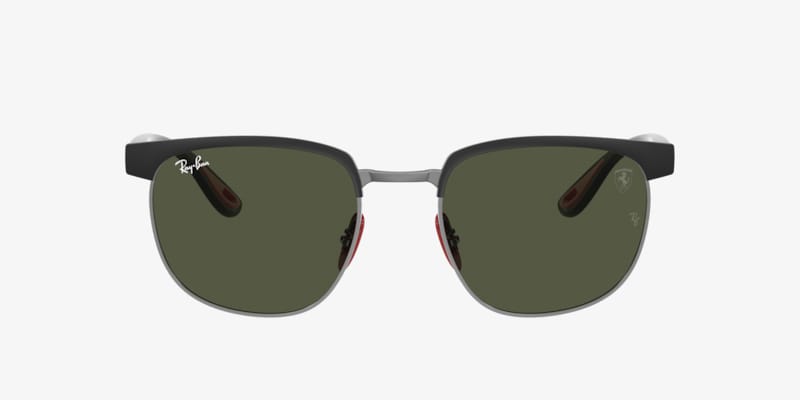 レイバン　Ray-Ban　RB3916 Ray-Ban Sunglasses RB3916 CLUBMASTER SQUARE 130431 Green Havana | eBay