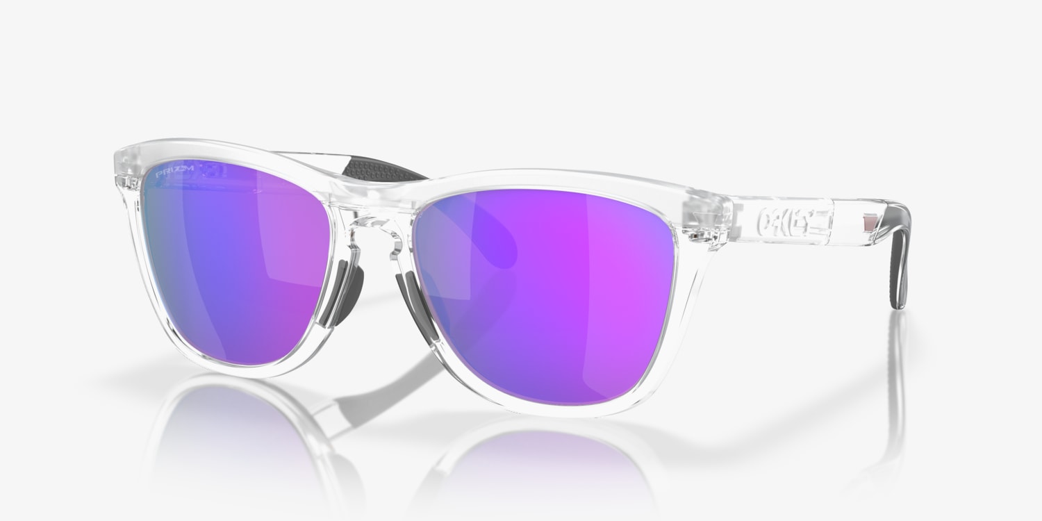 OAKLEY フロッグスキン Frogskins™ XXS (Youth Fit) Prizm Ruby Lenses, Crystal Blue