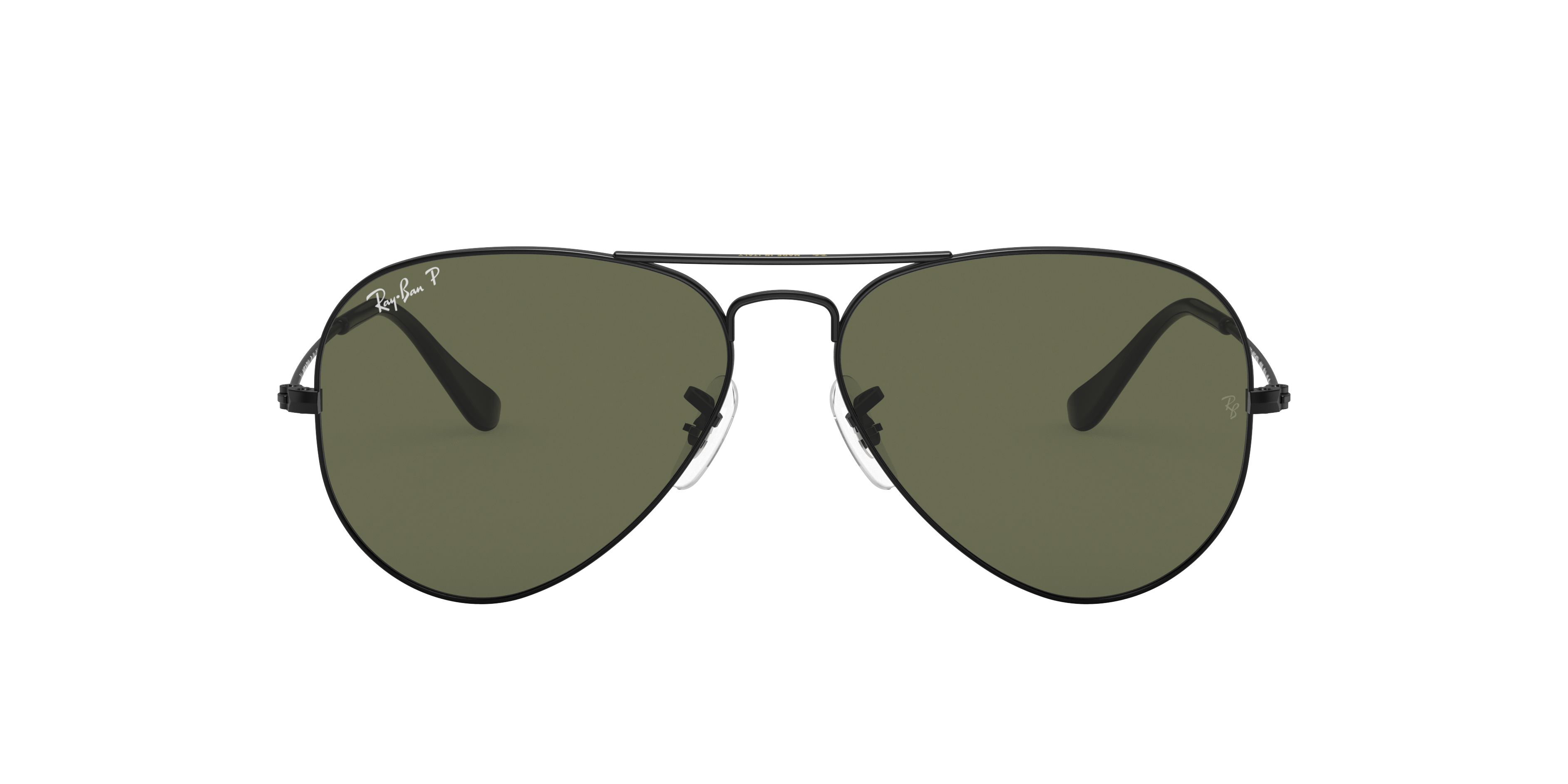 小物 Ray- Ban Aviator Ray-Ban RB3625 New Aviator L (58 - 14) with Green lenses and Gold