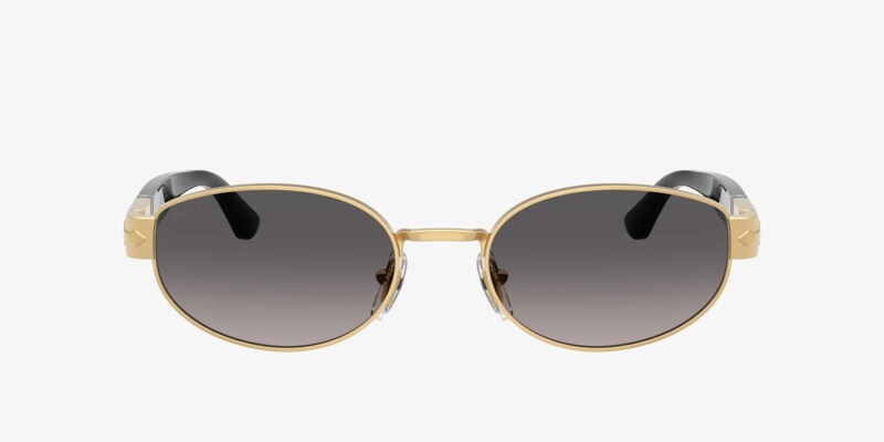 Montures De Lunettes De Soleil Persol 2338-S - Couleur Gunmetal, Acétate Et Métal, Occasion Portées