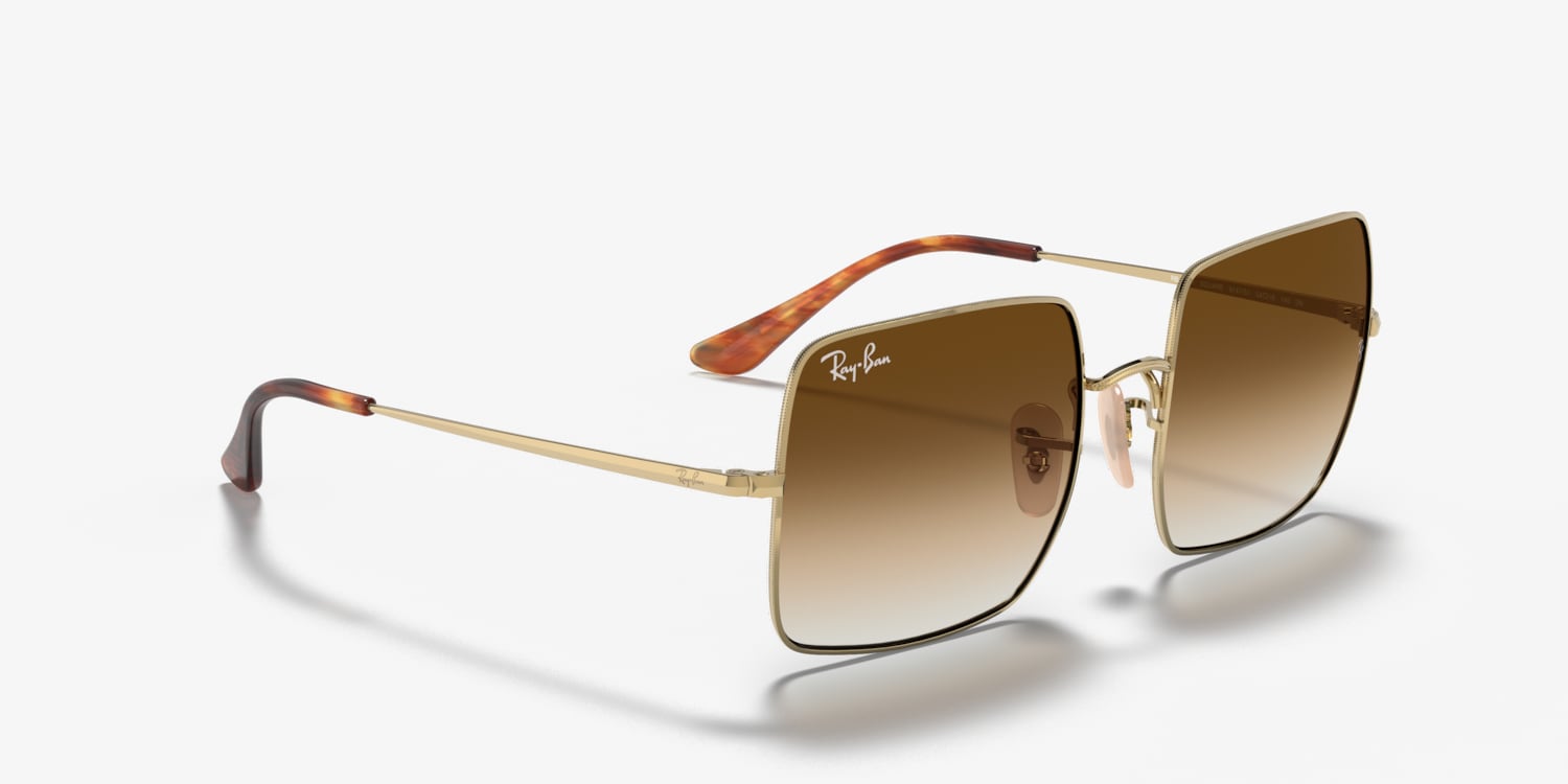 Ray-Ban RB1971 サングラス ブラウン Ray-Ban RB1971 Square 1971 Classic Sunglasses | LensCrafters