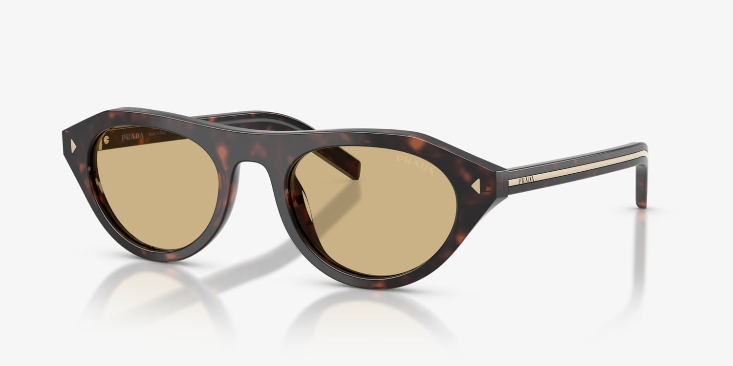 小物 PRADA sunglasses Prada Sunglasses Baroque Swirl Brown Square PR27OS SPR 27O