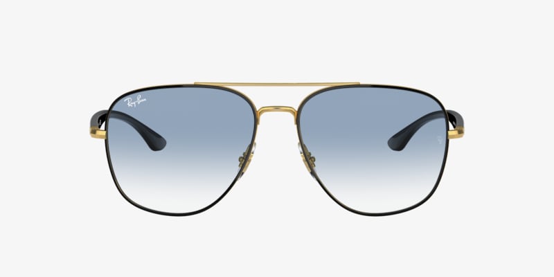 Ray-Ban RB3683 RB3683 Black On Gold