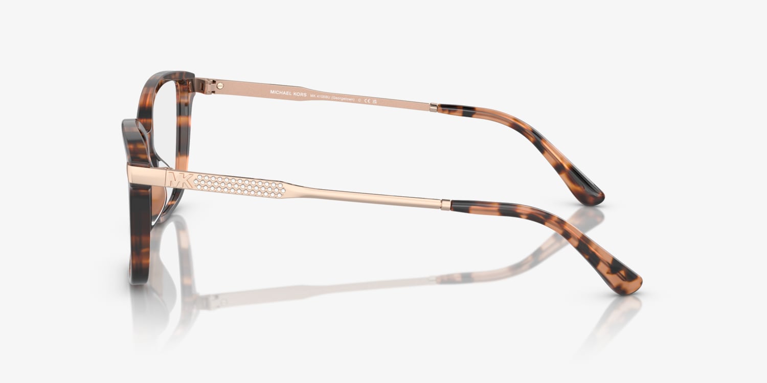 ５回使用 140cm TWO B ONE CLASSICAL×Fez SM Michael Kors MK4105BU Georgetown Eyeglasses | LensCrafters