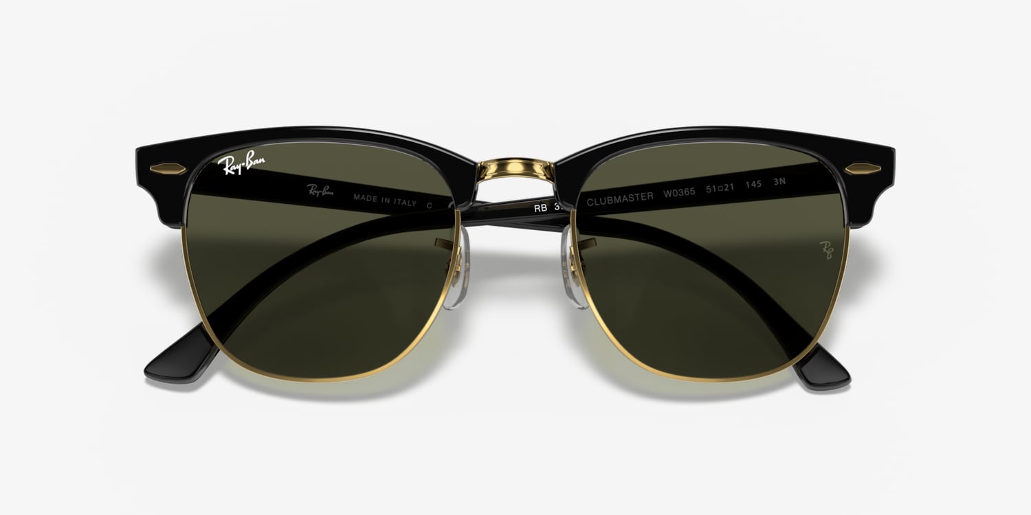 Ray-Ban Clubmaster RB3016 1354/3F 51□21 Ray-Ban RB3016 Clubmaster Fleck Sunglasses | LensCrafters