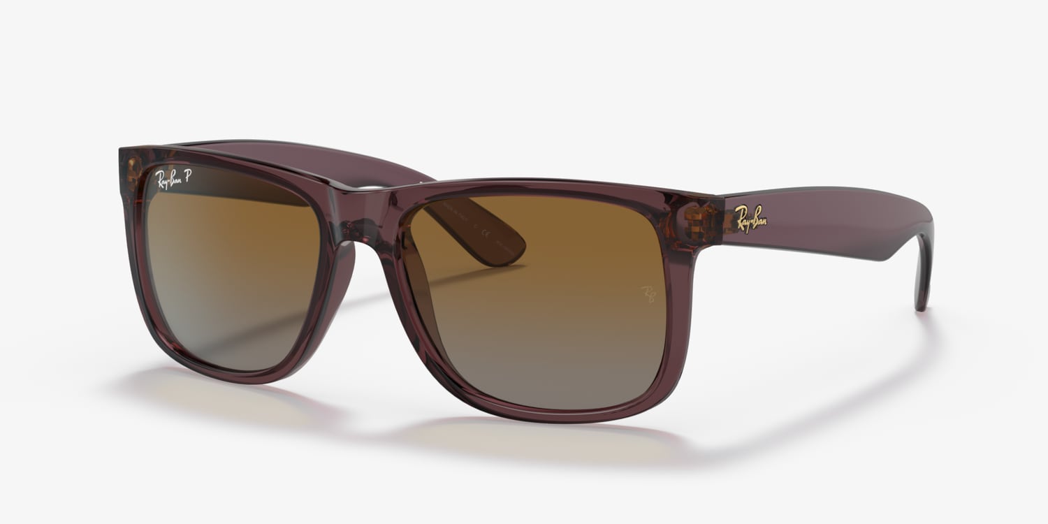 レイバン　偏光サングラス　JUSTIN CLASSIC Ray-Ban RB4165 Justin Classic Sunglasses | LensCrafters